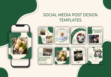 I will design social media post,  banner,  cover