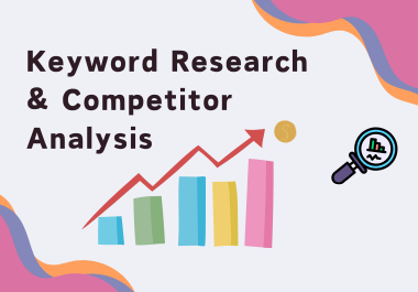 Get five most profitable keywords with three competitor analysis for each