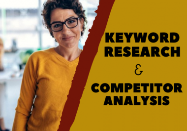 Best keyword research and competitor analysis under cheap price