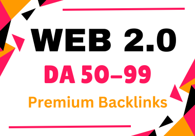 30 premium web 2.0 backlinks with DA 50-99