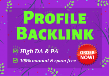 200 ultra powerful google dominating profile backlinks with high DA