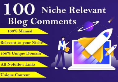 I will do 100 niche relevant with high da sites