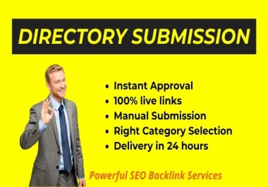 90 Approved Directory Submission live links from Unique USA directories