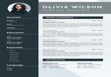 Get Noticed Custom Resume/CV Designs in 24 Hours