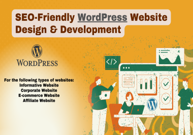 Custom WordPress website that&rsquo s SEO-friendly,  responsive,  and designed to meet your business goals