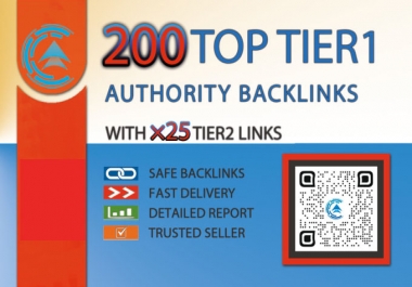 I will boost website ranking with high authority backlinks with second tier links