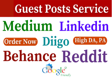 i will publish 10 Guest post on high quality DA 80+ Dofollow backlinks