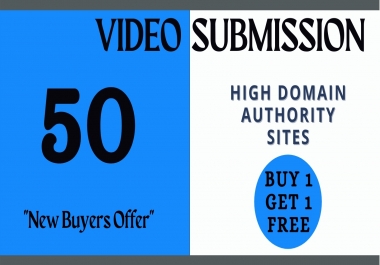 Manual video submission on top 50 video sharing sites