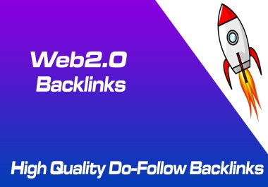 I will Create 30 web2.0 Backlinks High Authority Do Follow