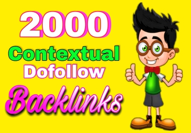 i will build high quality contextual backlinks