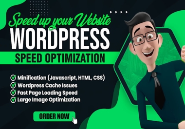 I will optimize your wordpress website loading speed and optimization