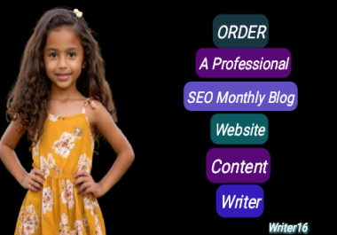 Hire a professional SEO monthly blog writer