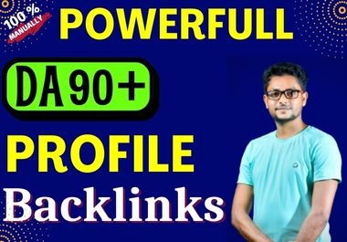 Manually Create 50 best seo high quality Profile Backlinks DA 90