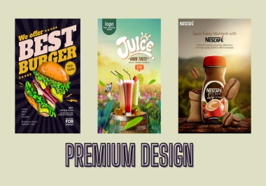 I will create attractive advertisement banner poster leaflet design