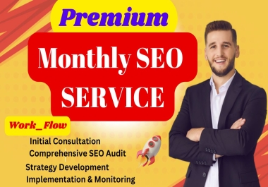 Premium Complete Monthly SEO Service Result in 15 days