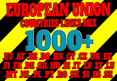 1000+ European Union Based Domains. EU Manual High Authority Backlinks