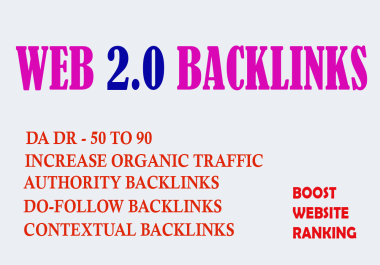 I will create 250+ High Quality Dofollow Web 2.0 Backlinks Boost Your Website Google Ranking