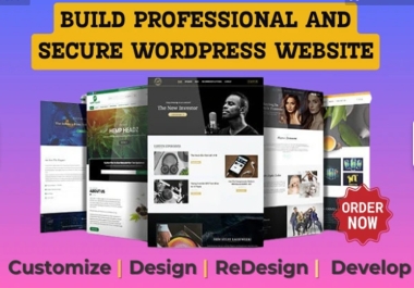 Create a Business WordPress Website,  Landing Page,  or Blog with Elementor