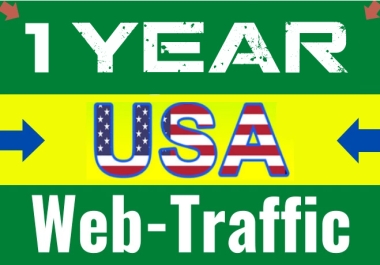 1 Year USA Organic Web Traffic Service - Daily,  Targeted Keywords - PREMIUM SERVICE