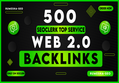 I will create 500 HQ web 2.0 Contextual do follow backlinks