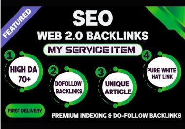 GET Highly Effective 10 Permanent Web 2.0 Premium Contextual Backlinks With Login details