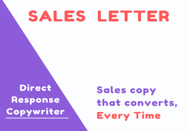 I will deliver high impact copywriting that converts,  Every Time