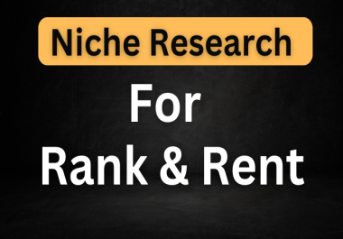 Low-Competition Rank & Rent Niches and Cities