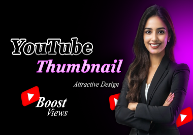 I will Design Eye-Catching Thumbnails for YT,  Facebook,  and more.