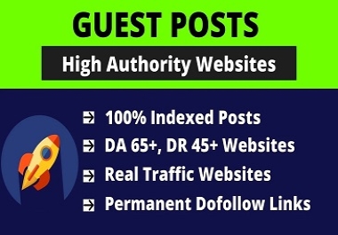 Write and Publish 3 Guest Posts on DA 50+ Google News Approved indexed Site Dofollow links