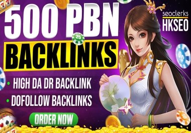 Skyrocket Gambling Casino Slot Poker 500 PBN DA/DR 50 to 70+ Homepage backlinks