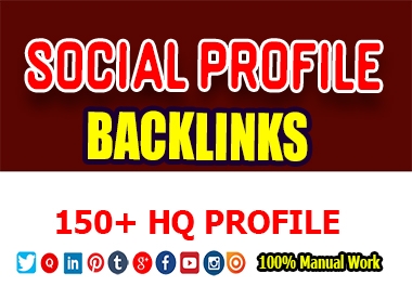 I will create 200 social profile SEO backlinks for your website