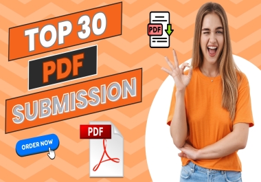 Provide PDF Submission Top 30 Document Sharing High DA Improve Google Rank