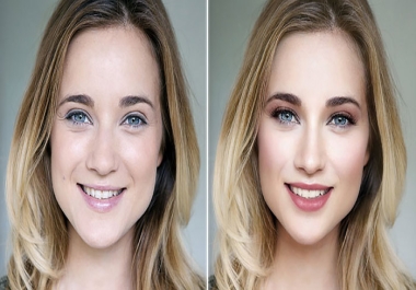 I will professionally retouch a portrait photo using Photoshop.