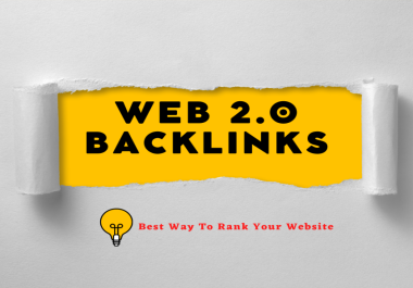 DA 50+ 200 Permanent Web 2.0 Article Post Backlinks