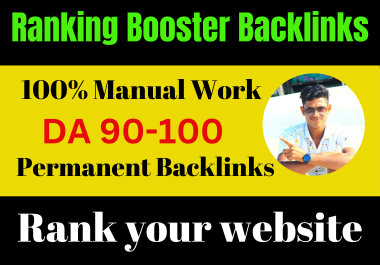 Ranking Booster 60 Backlinks PR9,  Forum Posting,  Article submission,  Directory Submission DA90+ site