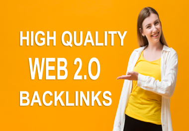 Build 35 High da web 2 O blogs with contextual backlinks for manual Link building