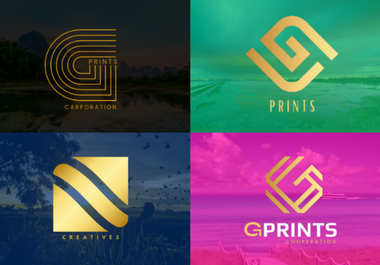 3 creative and modern logo design for your business in just 24 hours