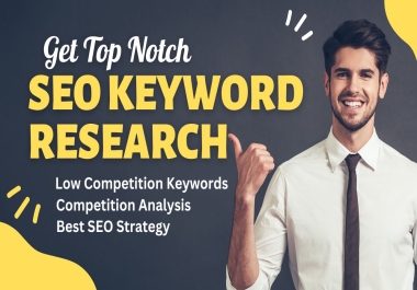 I will do KGR Keyword Research for Ranking Your Website Fast