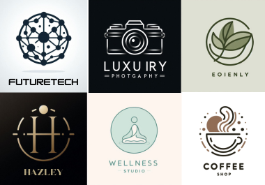 I will do minimalist modern business logo design