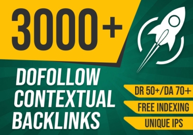 Get Rank 3000 contextual seo backlinks with guaranteed rufund and safe linkbuilding