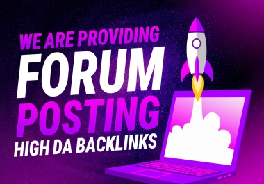 Boost Your SEO with 40 High DA Forum Posts PA/DA 30-90