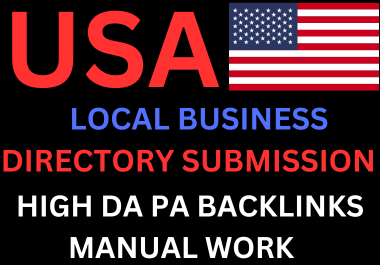 I will do top 40 USA local citations,  business directory backlinks