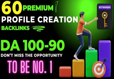 I Will Create 60 Premium Do-follow Pr-9 Profile Creation Backlinks for Your Website