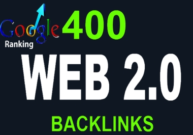 400 Web 2.0 High quality back-links