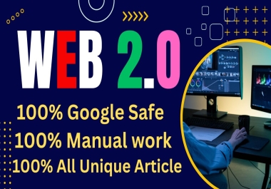 I will provide 50 Web 2.0 seo backlink high DA PA