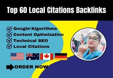 I will manually build the top 60 local citations