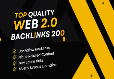 i'll Make 200 Powerfull Web 2.0 Backlinks On Da 90+ Sites