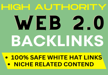 Enhance Your Google Ranking with 100 White Hat SEO Service Web 2.0 Backlinks