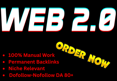 Manually create 150 top powerful Web 2.0 backlinks