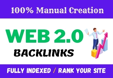 I will create 110 Provide Web 2.0 high-quality SEO backlinks